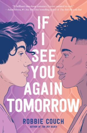 Cover of If I See You Again Tomorrow, featuring two illustrated male figures staring at each other