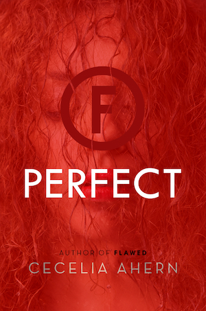 Cover of Perfect, featuring a close up of a Black woman's face with her hair in front of it.