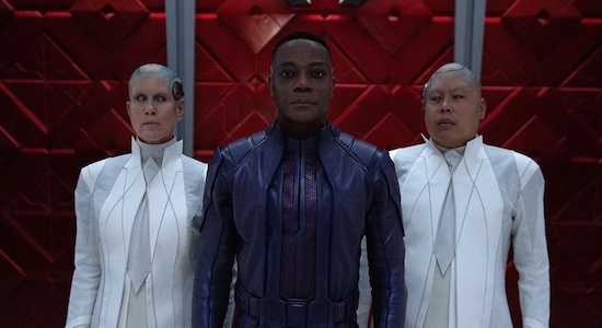 Miriam Shor, Nico Santos, and Chukwudi Iwuji from Guardians of the Galaxy Vol. 3