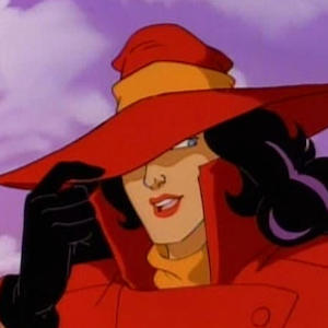 An image of the animated character Carmen Sandiego