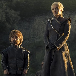 Tyrion Lannister and Daenerys Targaryen standing side by side