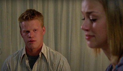 Jesse Plemons as Landry Clarke and Adrienne Palicki as Tyra Collette in Friday Night Lights