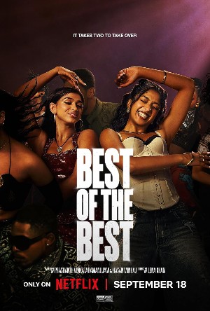 Poster for Best of the Best, with two pretty South Asian young women dancing and posing next to each other