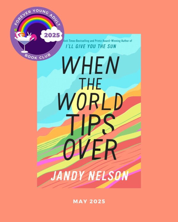 🌈🍷💖For May we're reading Jandy Nelson's WHEN THE WORLD TIPS OVER, a book we've been waiting for for almost a decade! Thankfully, it's pretty awesome! -SJWe'll see you at a meeting this month, but for now, get your answer ready for the icebreaker: 

Cassidy has phrases and quotes from books tattooed all over her; Miles’ favorite is “We were together, I forget the rest.” What quote or life mantra would you get a tattoo of?